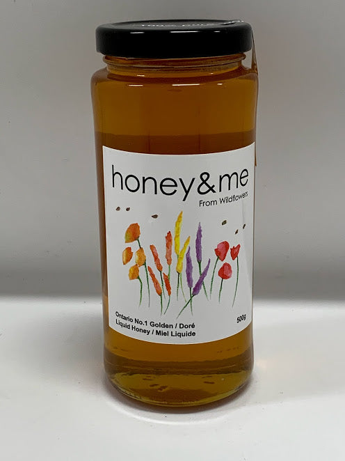 Honey & Me Liquid Honey from Wildflowers, 500g