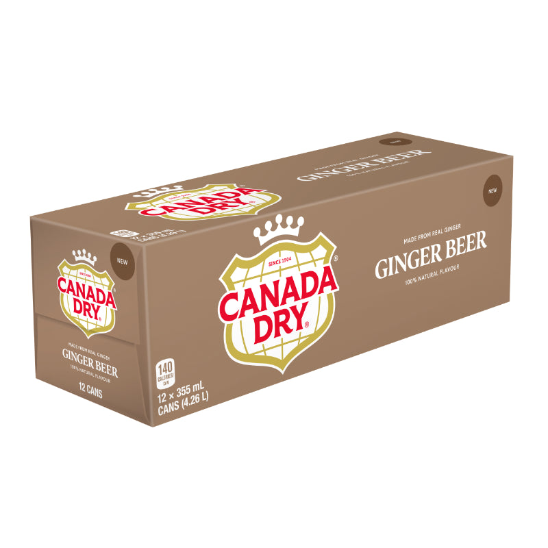 CANADA DRY GINGER BEER [12 pkg]