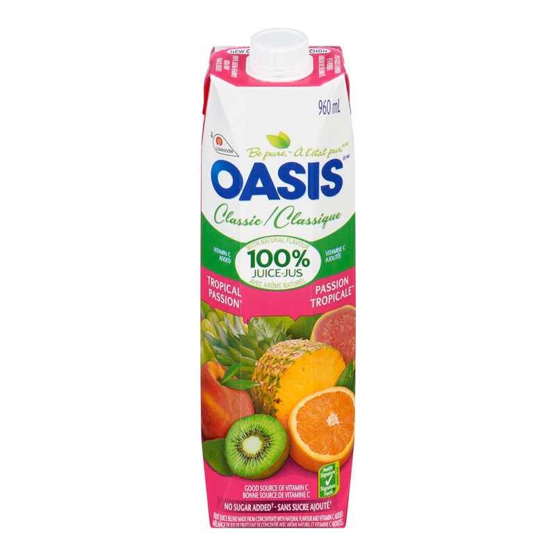 OASIS TROPICAL PASSION JUICE [960 ml] - 2 for $4.00