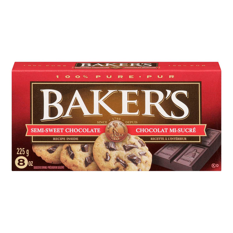 BAKERS SEMI SWEET CHOCOLATE [225 g]