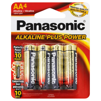 PANASONIC ALKALINE POWER [4 pkg]