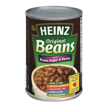 HEINZ BEANS W BR SUGAR & BACON [398 ml]