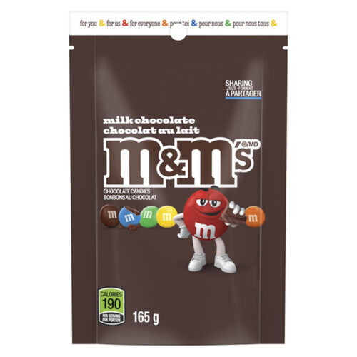 M&M MILK CHOCOLATE POUCH [165 g]