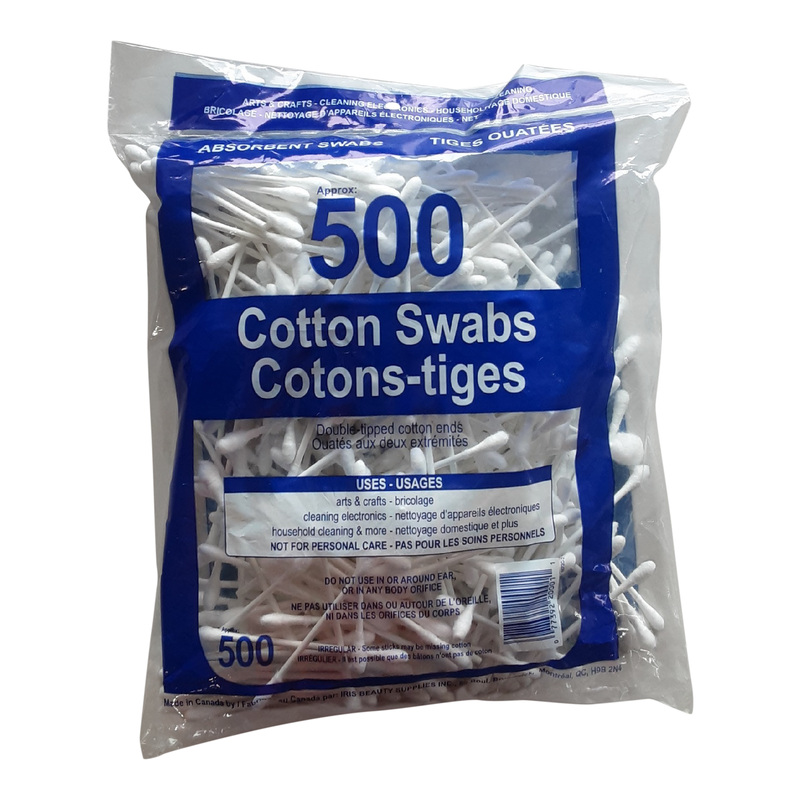 Cotton Swabs, 500 ct