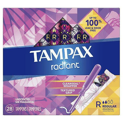 TAMPAX RADIANT REGULAR [28 pcs]