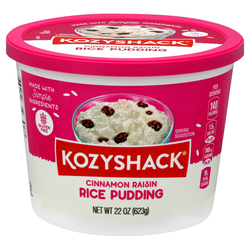 KOZY SHACK CINN/RAISIN PUDDING [624 g]