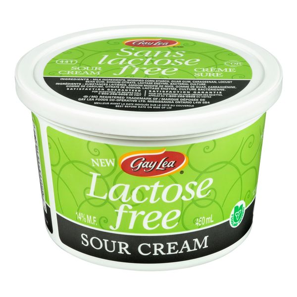 GAY LEA LACTOSE SOUR CREAM [450 ml]