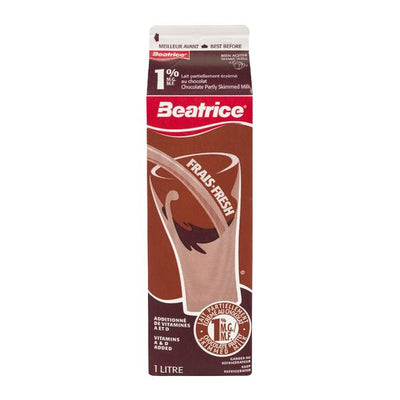 Beatrice Fresh Chocolate Partly Skimmed Milk, 1 litre
