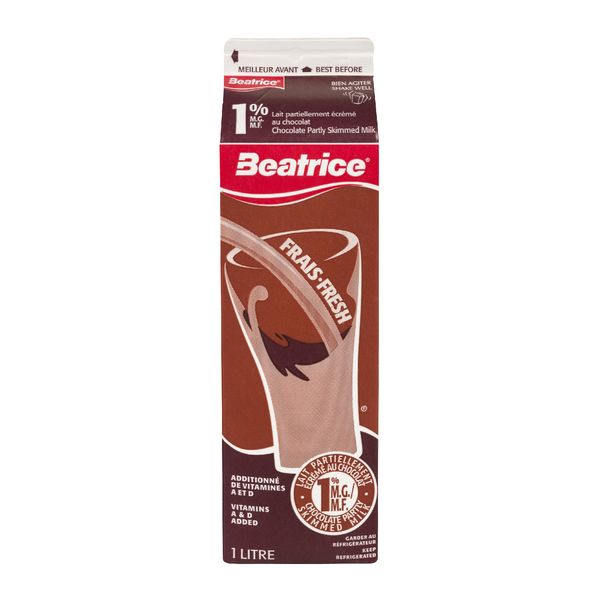 Beatrice Fresh Chocolate Partly Skimmed Milk, 1 litre