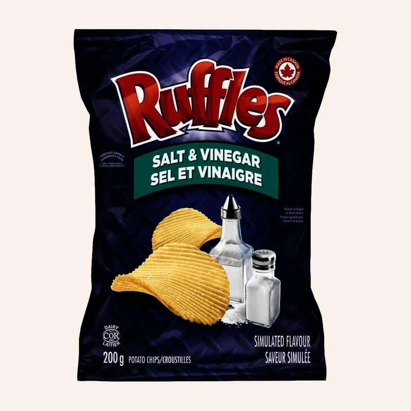 RUFFLES SALT & VINEGAR [200 g]