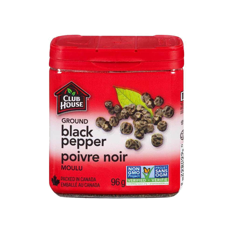 Club House Ground Black Pepper, 96 g
