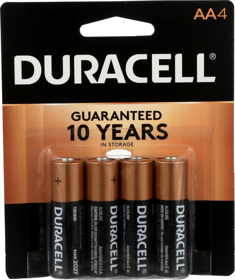 DURACELL   AA [4 pkg]