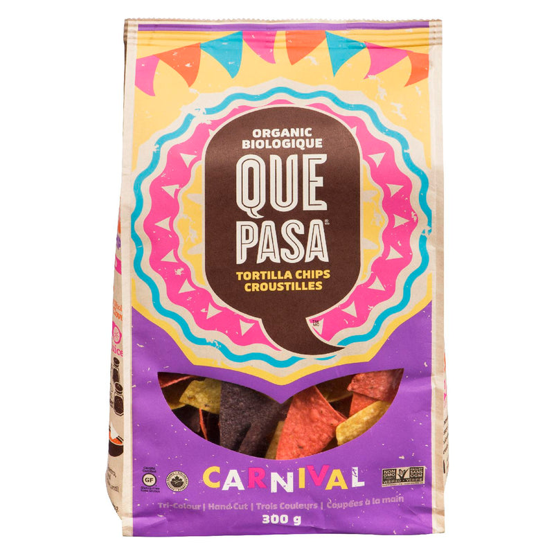 QUEPASA CARNIVAL TORILLA CHIPS [300 g]