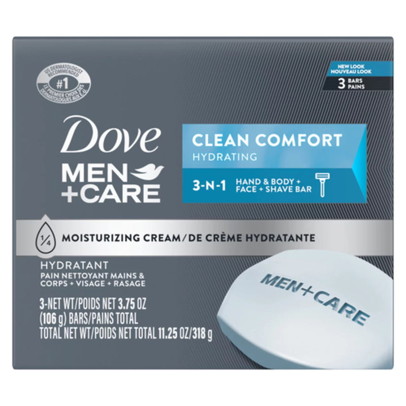 DOVE MEN+CARE BAR SOAP [3 pkg]