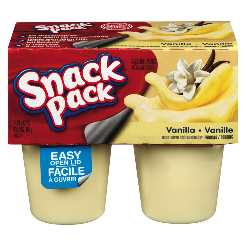 HUNTS VANILLA PUDDING [4 pkg]