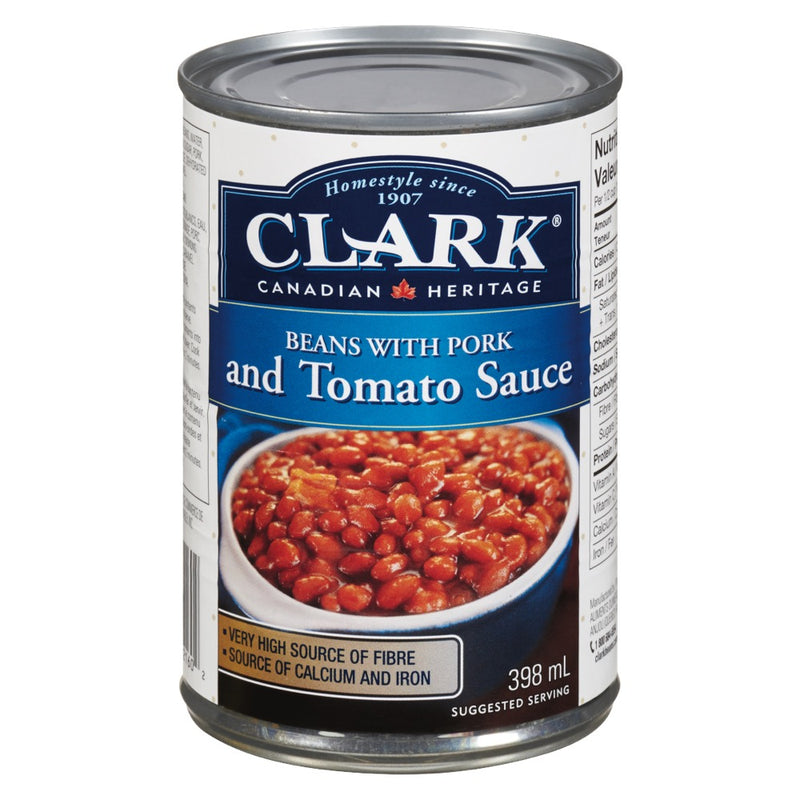 CLARK BEANS PORK/TOM SAUCE [398 ml]