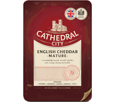 CATHEDRAL MATURE CHEDDAR SLICE [150 g]