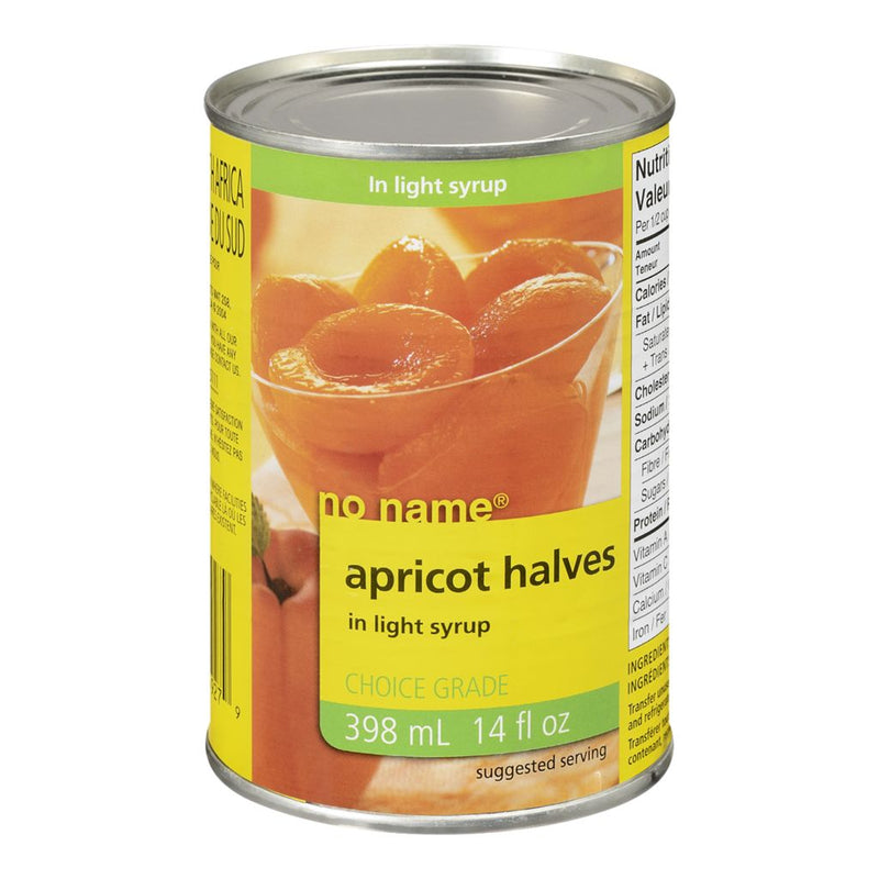NO NAME APRICOT HALVES [398 ml]