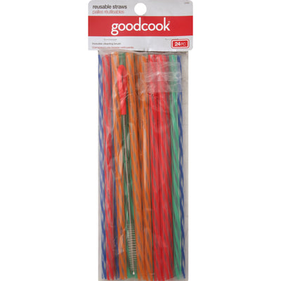 GOOD COOK - REUSABLE STRAWS [1 pkg]