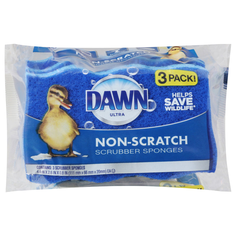 DAWN NON SCRATCH SCRUBBER [3 pkg]