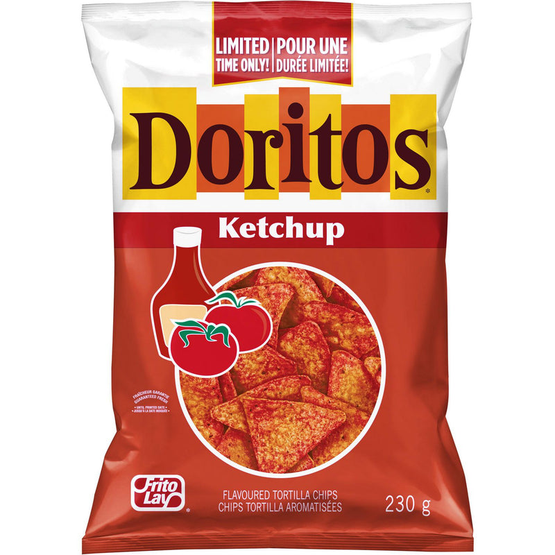Doritos Ketchup Tortilla Chips, 210g