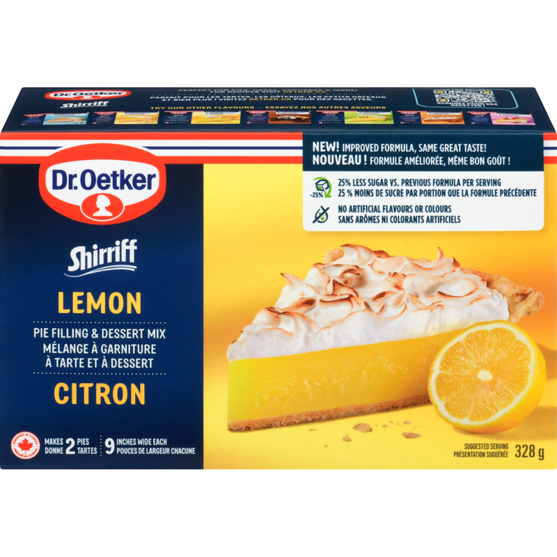 SHIRRIF PIE FILLING LEMON 2PK [328 g]