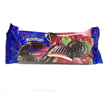 KRAKUS CHOC CHERRY  BISCUIT [135 g]