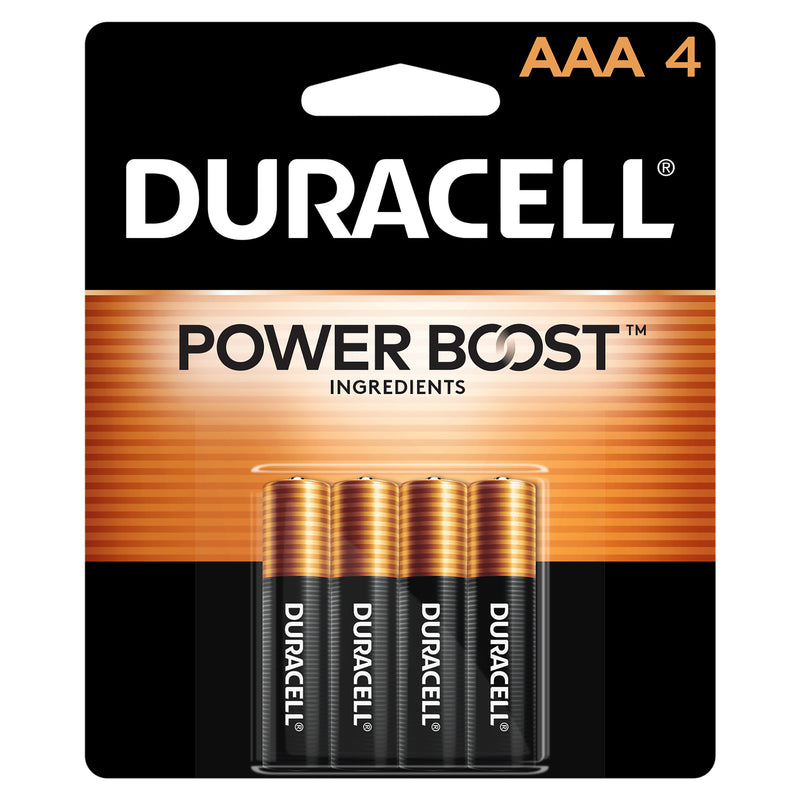 DURACELL BATTERIES AAA [4 pkg]