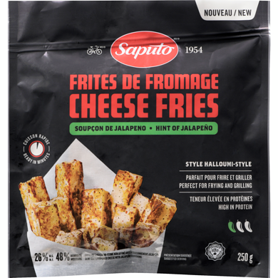 SAPUTO CHEDDAR FRIES JALAPENO 250 g