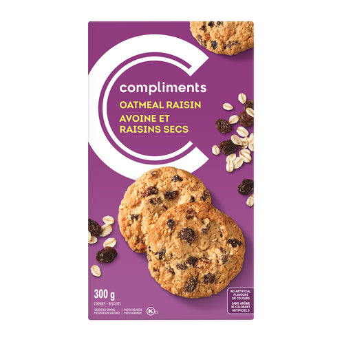 COMPLIMENTS OATMEAL RASIN [300 g]