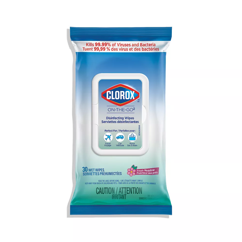 CLOROX ON-THE-GO WIPES [1 pkg]