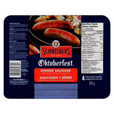 SCHNEIDERS OKTOBERFEST SAUSAGE [375 g]