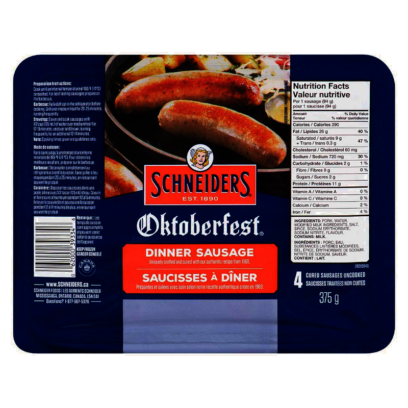 SCHNEIDERS OKTOBERFEST SAUSAGE [375 g]