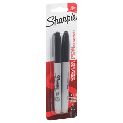 Sharpie The Original Fine Permanent Marker, 2 ct