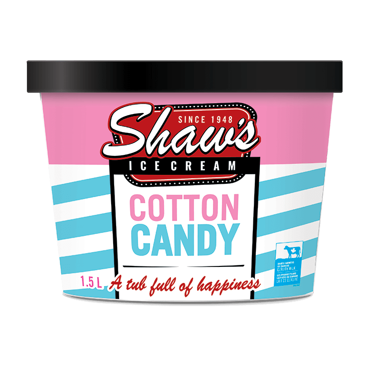 SHAWS ICE CREAM COTTON CANDY [1 ea]