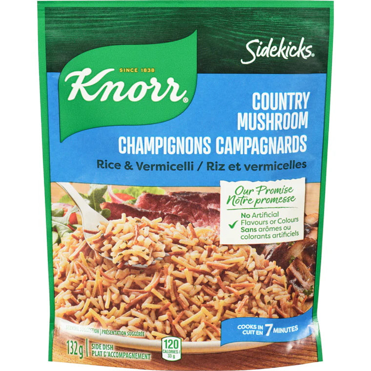 KNORR RICE COUNTRY MUSHROOM [132 g] - 2 for $4.00