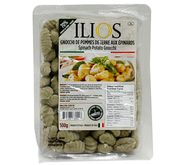 Ilios Spinach Potato Gnocchi, 500g