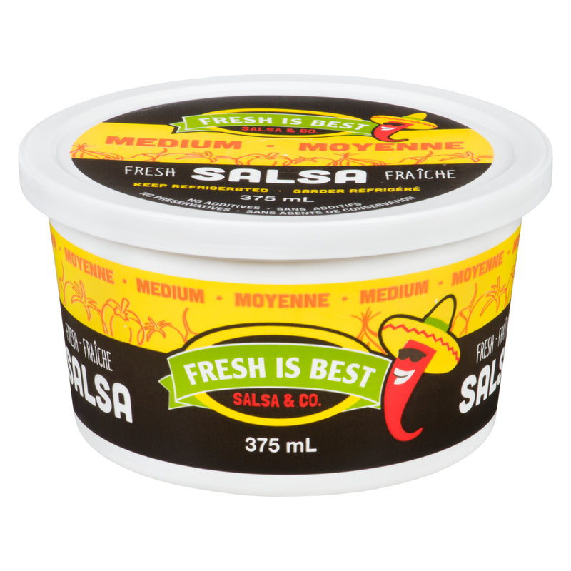 Fresh Is Best Salsa & Co. Fresh Medium Salsa, 375 mL