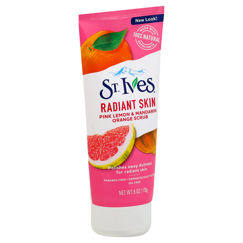 St. Ives Even & Bright Pink Lemon & Mandarin Orange Scrub, 170 g