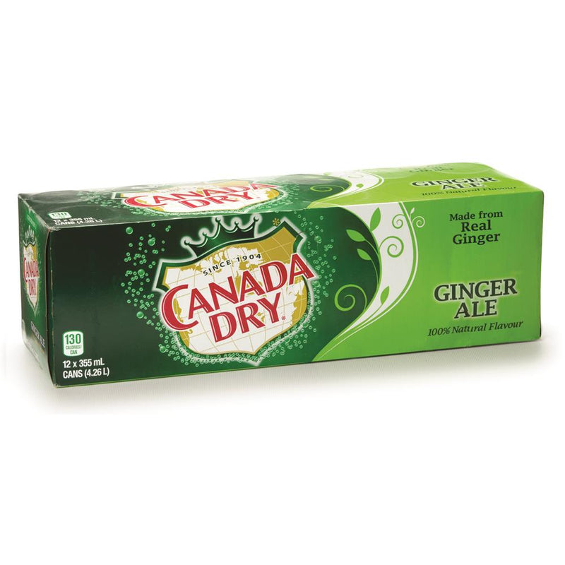 CANADA DRY GINGER ALE [12 pkg]