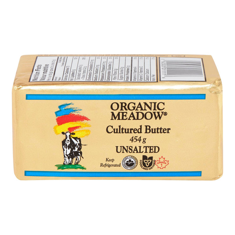 ORGANIC MEADOW UNSALTED BUTTER [454 g]