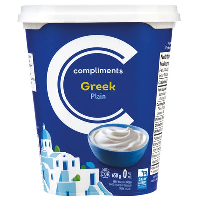COMP PLAIN GREEK YOGURT [650 g]