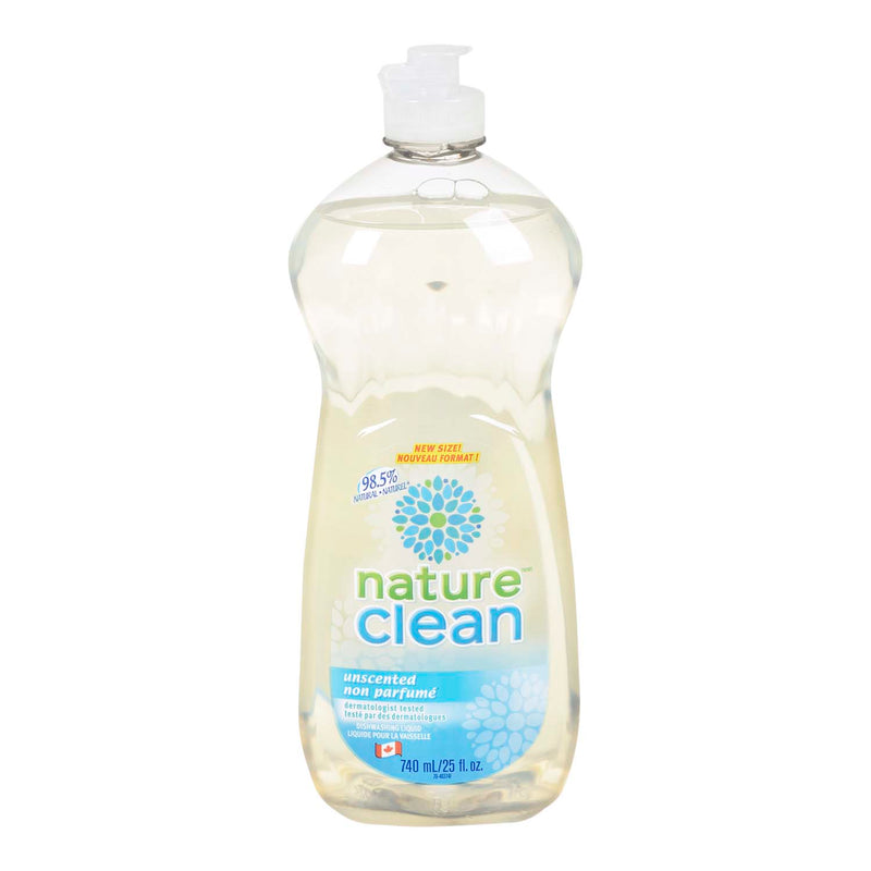 Nature Clean Unscented Dish Soap, 740 mL