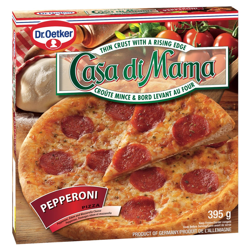 Dr Oetker Casa Di Mama Pepperoni Pizza, 395 g