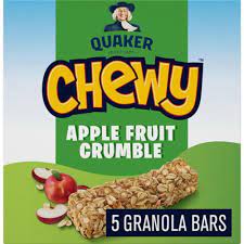 QUAKER CHEWY APPLE BARS [120 g]