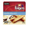 FOLGERS KCUP VANILLA BISCOTTI [30 pkg]