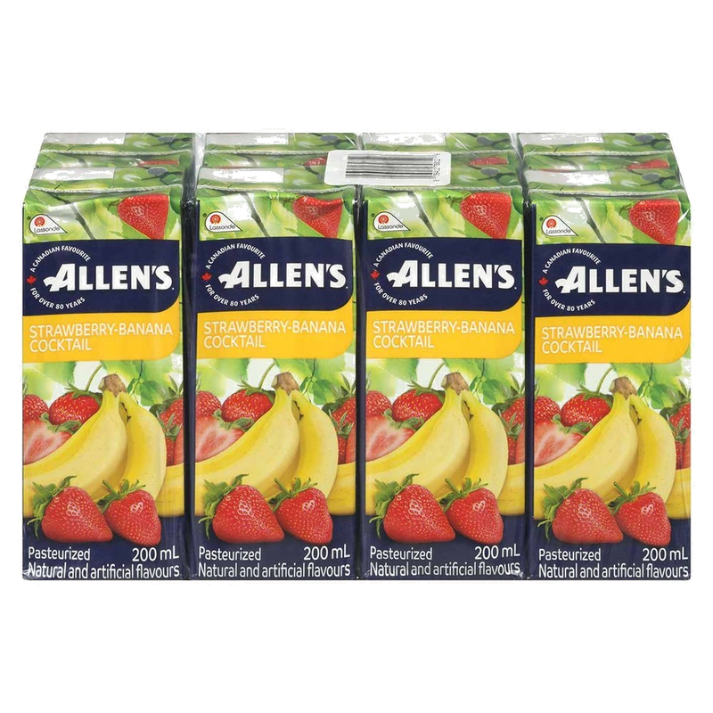 ALLENS STRAW/BAN JUICE BOX [8 pkg]