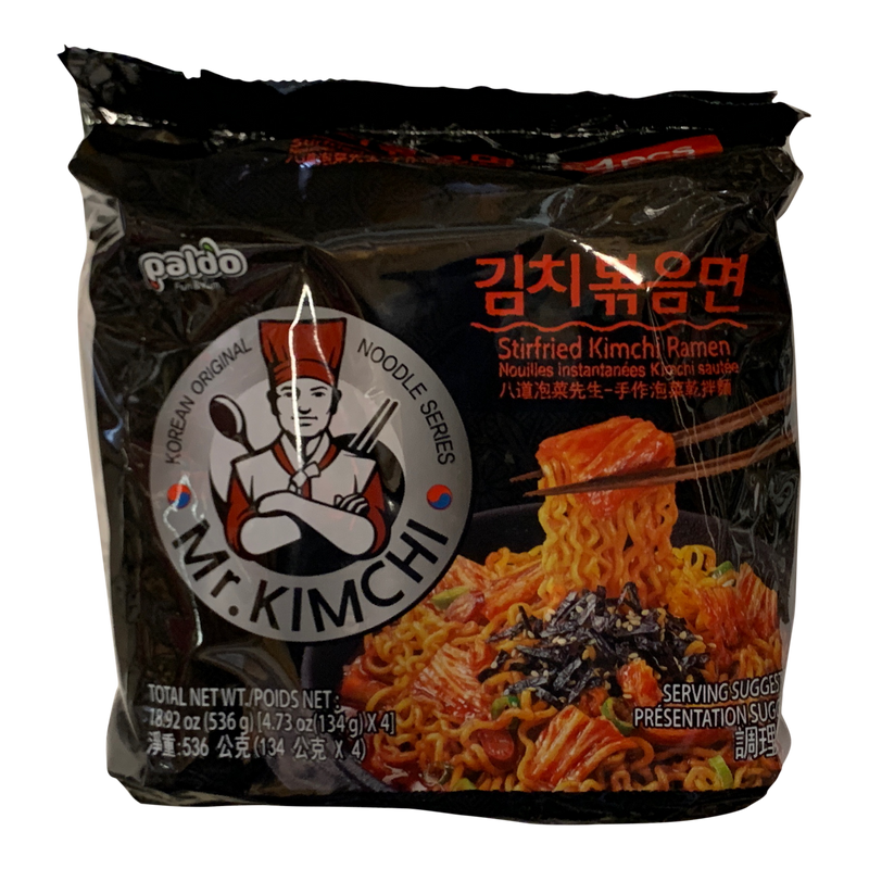 PALDO MR KIMCHI STIRFRY RAMEN [4 pkg]
