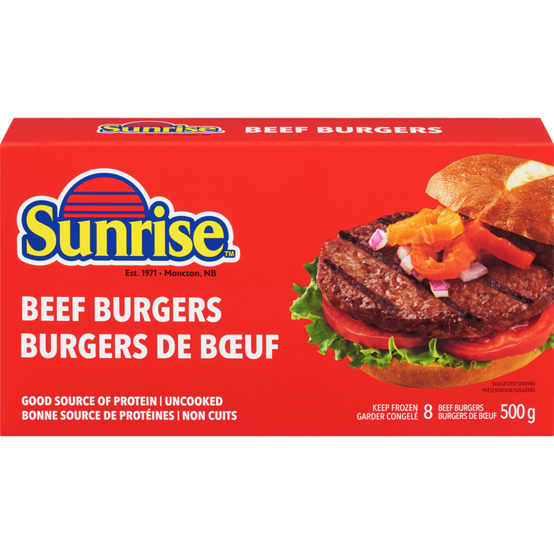 MAPLE LEAF SUNRISE BEEF BURGER [500 g]