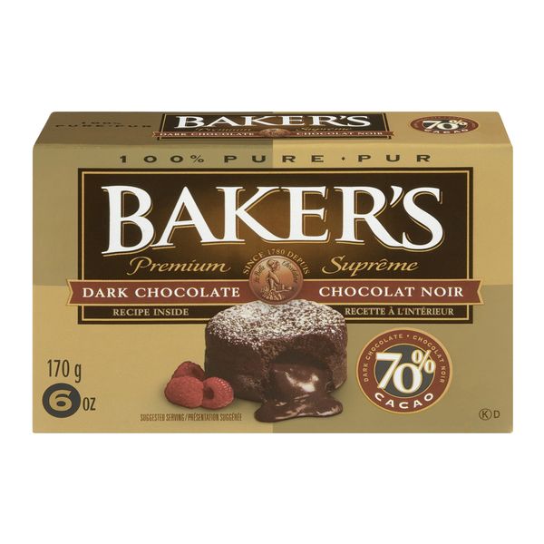 BAKERS DARK CHOCOLATE [170 g]